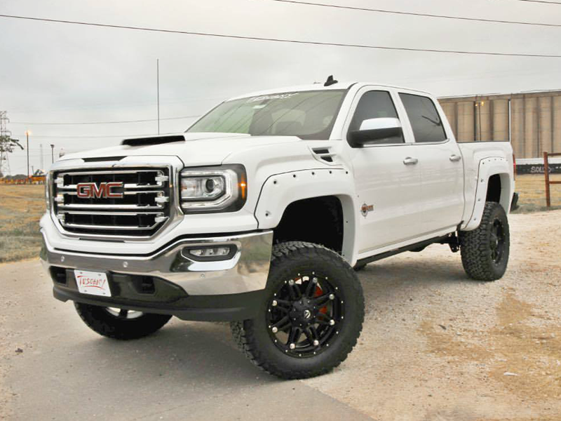 Custom Lifted White GMC Sierra Truck Near Santa Rosa