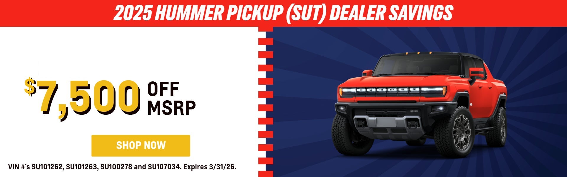 Red 2025 GMC HUMMER EV PICKUP ON SALE!
