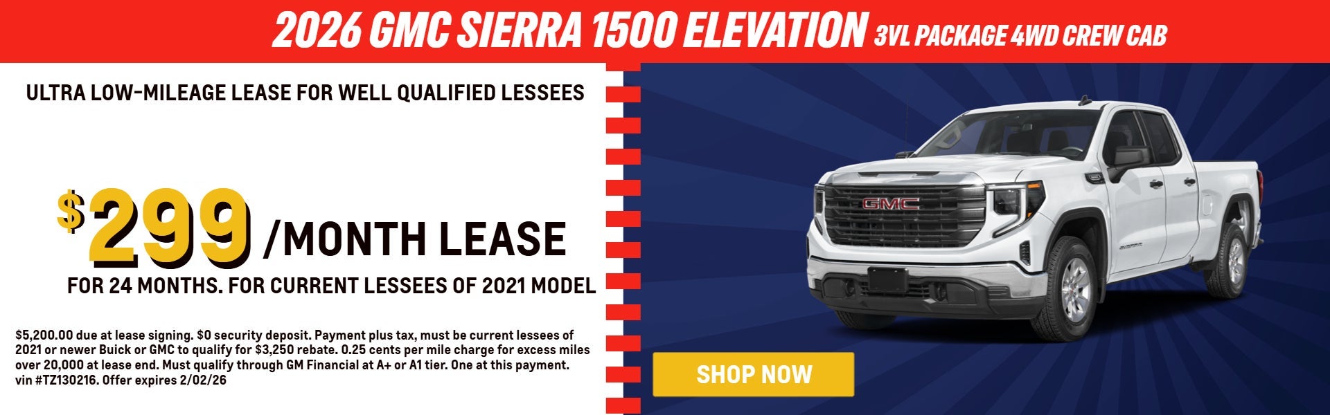 White 2026 GMC Sierra 1500 Elevation
