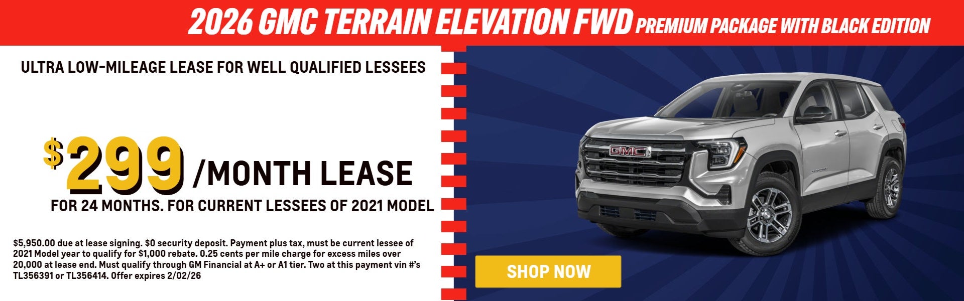 Silver 2026 GMC Terrain Elevation FWD